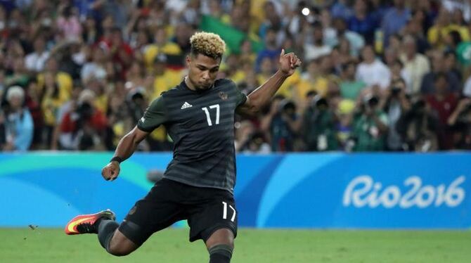 Serge Gnabry wechselt an die Weser. Foto: Alejandro Ernesto