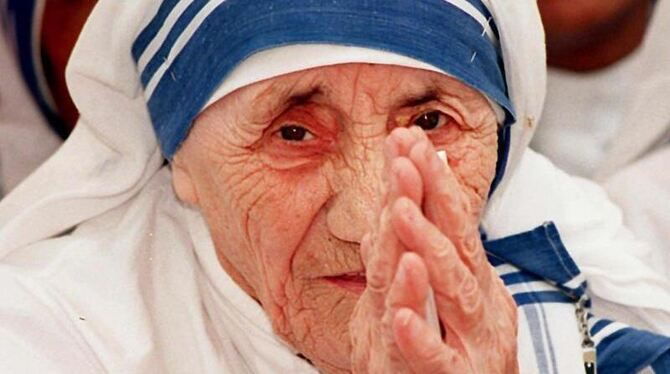 Mutter Teresa steht wie kaum jemand anderes für das Engagement für die Armen. Foto: Raveendran/Archivbild von 1997