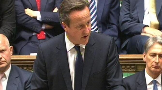 Gibt überraschend aseinen Sitz im britischen Parlament auf: Ex-Premier David Cameron. Foto: epa/Archiv