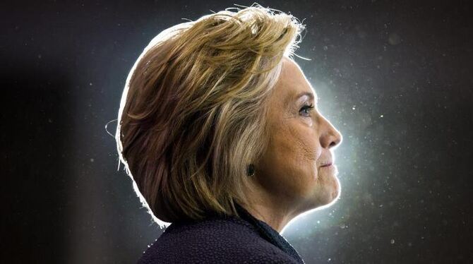 Hillary Clinton, Kandidatin der US-Demokraten, am Freitag bei einer Wahlkampfveranstaltung in Washington. Foto: Jim Lo Scalzo