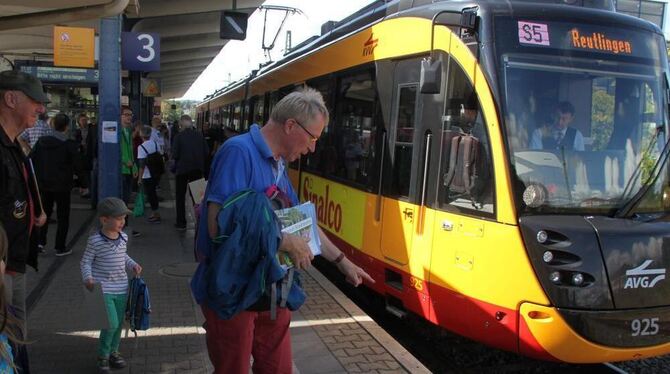 Zu den zahlreichen Testfahrern gehörte auch SPD-Stadtrat Helmut Treutlein.
