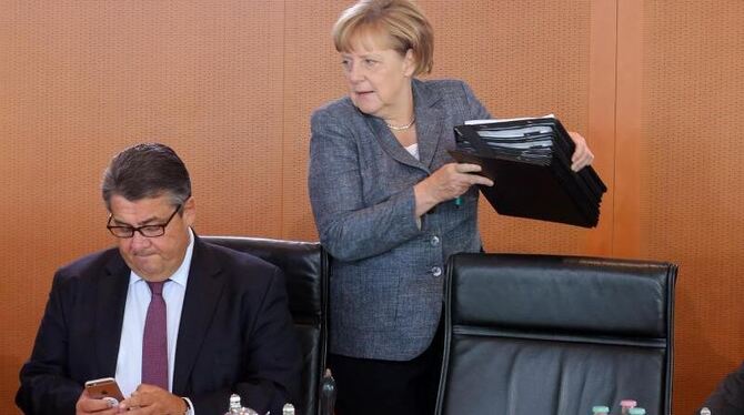 Kabinettssitzung im Bundeskanzleramt. Foto: Wolfgang Kumm