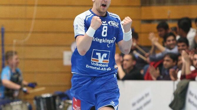 Sehr emotional auf dem Spielfeld: Daniel Reusch vom TV Neuhausen.