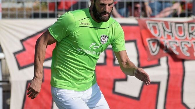 Verletzte sich im Training: SSV-Torjäger Daniel Schachtschneider. FOTO: BAUR